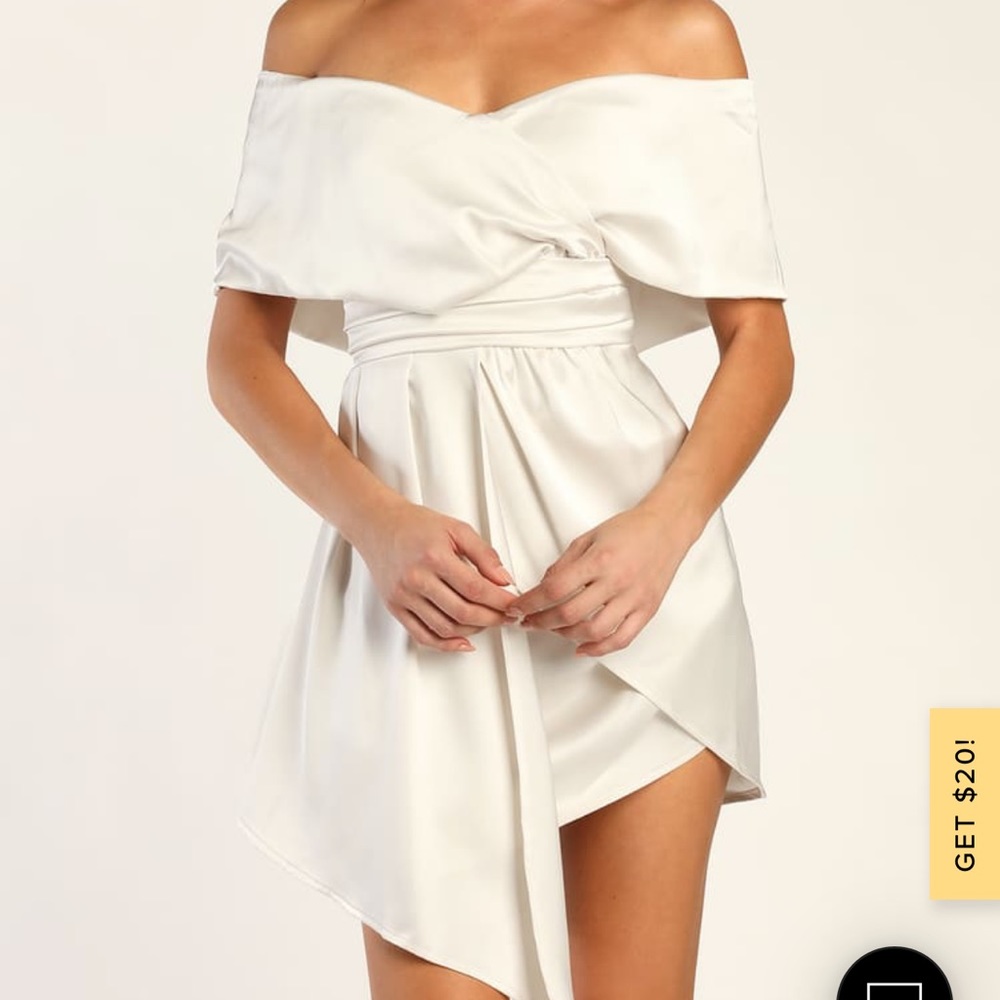 Lulus white dress